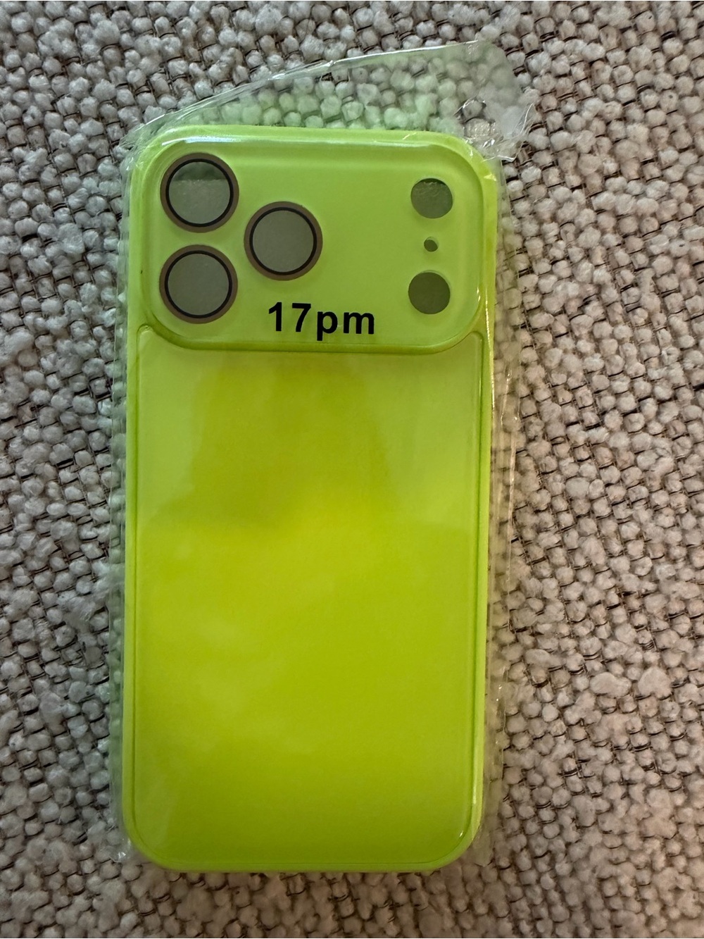 iPhone 17 pro max Neon Green Protective Phone Case